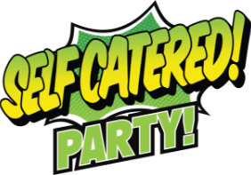 Self Catered Party Logo | Flip Out Australia