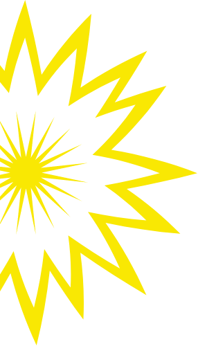 Yellow cut logo | Flip Out Australia