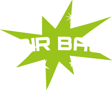 Airbag green logo | Flip Out Australia