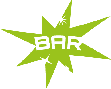 Bar logo green | Flip Out Australia