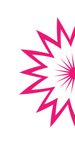 pink star cut logo | Flip Out Australia