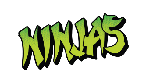 Ninjas green logo | Flip Out Australia