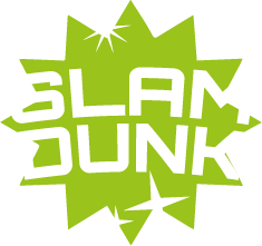 Slam dunk green logo | Flip Out Australia