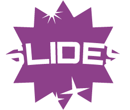 Slides purple logo | Flip Out Australia