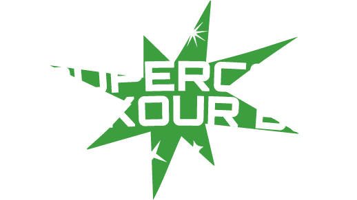 Supercar parkour box green logo | Flip Out Australia