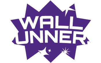 Wall runners purple logo | Flip Out Australia