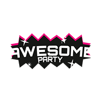 Awesome party black logo| Flip Out Australia